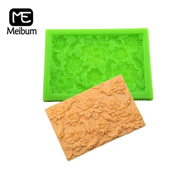 

Meibum Art Flower Petal Cake Fondant Mold Lace Vine Silicone Molds GumPaste Sugar Craft Decorating Mould Pastry Baking Tools