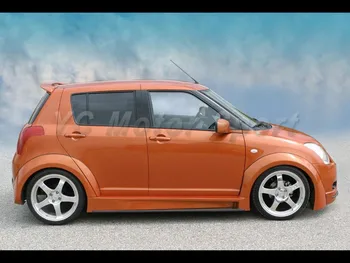 

Car Accessories FRP Fiber Glass KS Style Wheel Flare Arch 6pcs Fit For 2004-2010 Suzuki SWIFT Fender Flares Car-styling