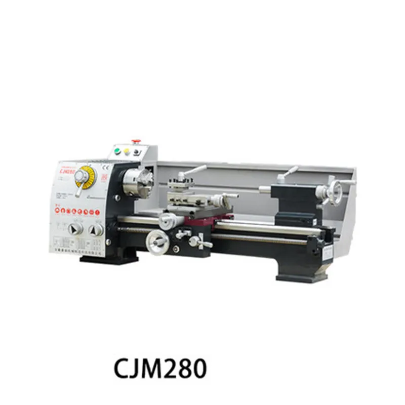 

CJM280 Bench Lathe Industrial Machine Tool Small Bench Lathe Household Metal Machine Tool Machining Center High precision Lathe