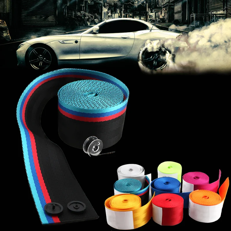 3.6m Strengthen Car Safety Seat Belt Webbing Fabric Racing 4.8cm Auto Harness Strap Modified Safety Belts Interior Accessories