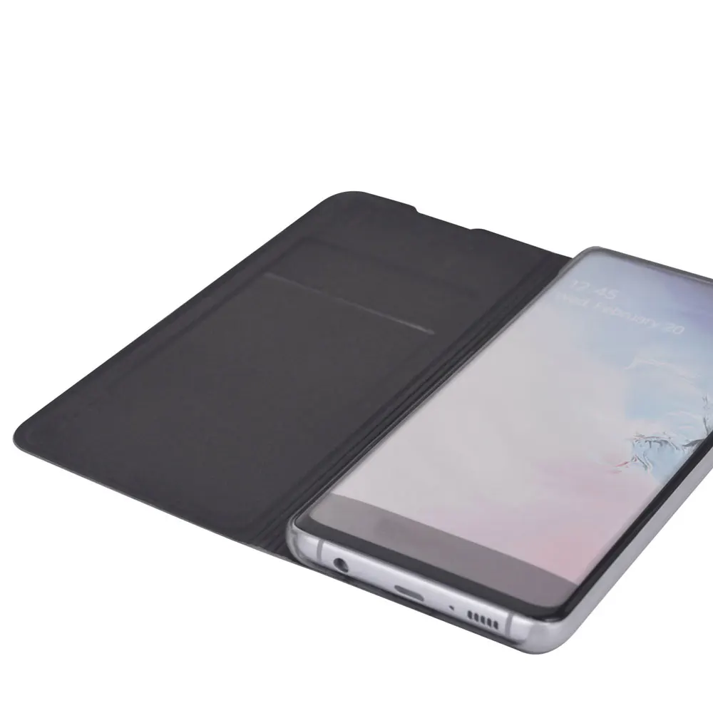 Leather Flip Cover Wallet Case – Universal Smartphone Protection