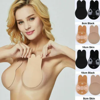 

2Pcs Tape Push Up Strapless Silicone Invisible Breast Lifting Bra Bust Nipple Cover Bra
