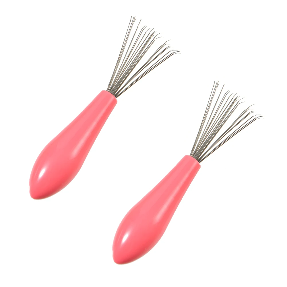 1PCS Wooden Comb Cleaner Delicate Cleaning Removable Hair Brush Tool Handle Embeded | Красота и здоровье