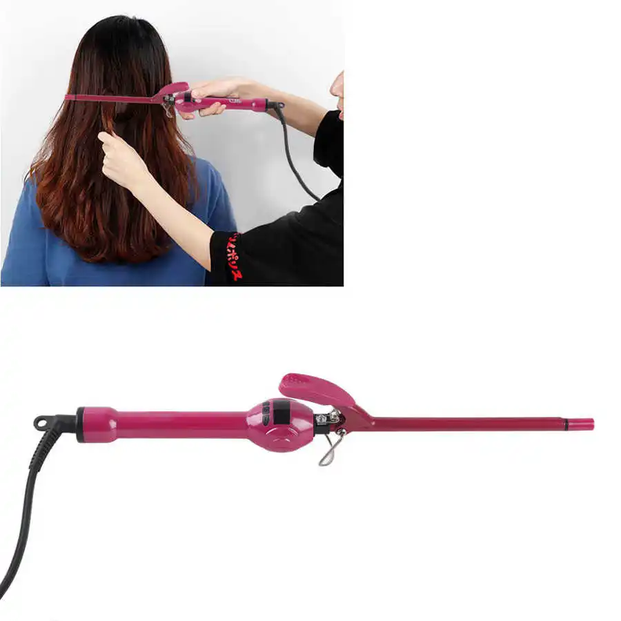 Утюжок для завивки волос с ЖК-дисплеем 9 мм | Красота и здоровье