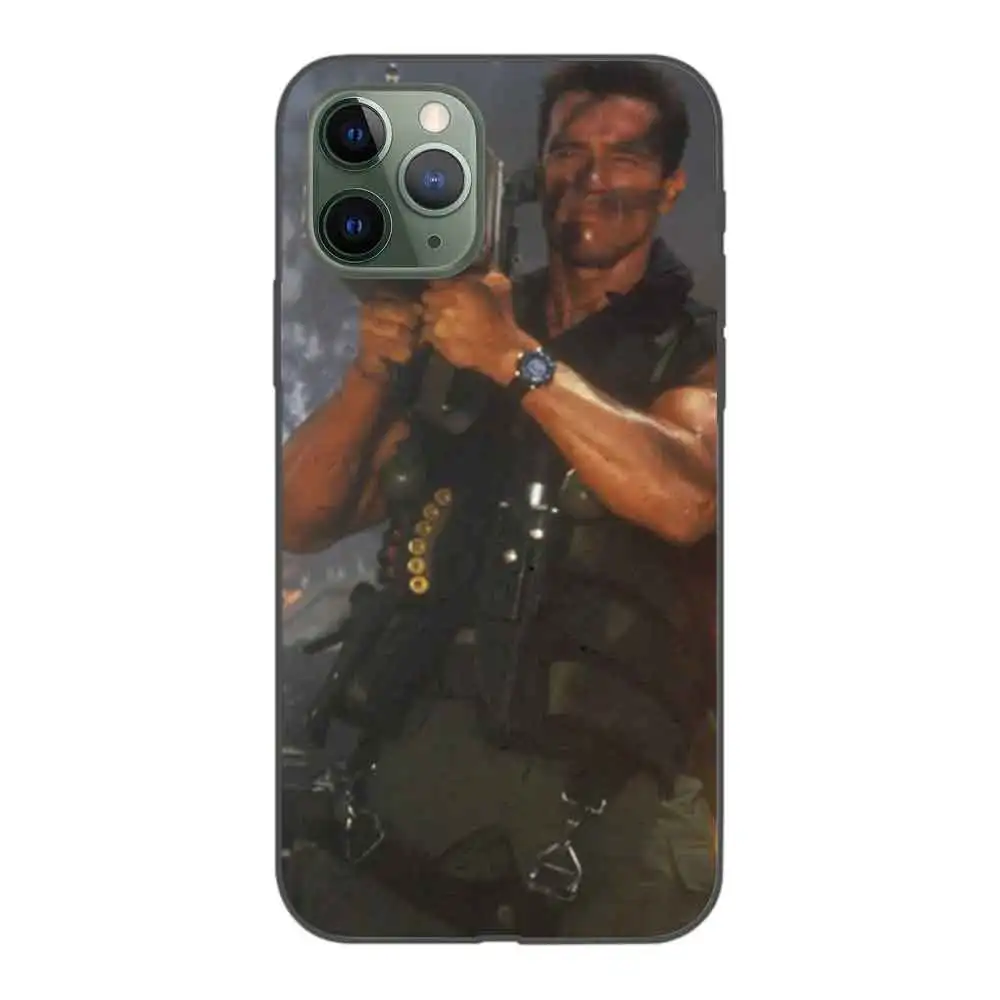 

Commando 1985 Film Arnold Schwarzenegger soft Silicone Phone Case Shell Cover for Apple iPhone 11 11Pro 11ProMax