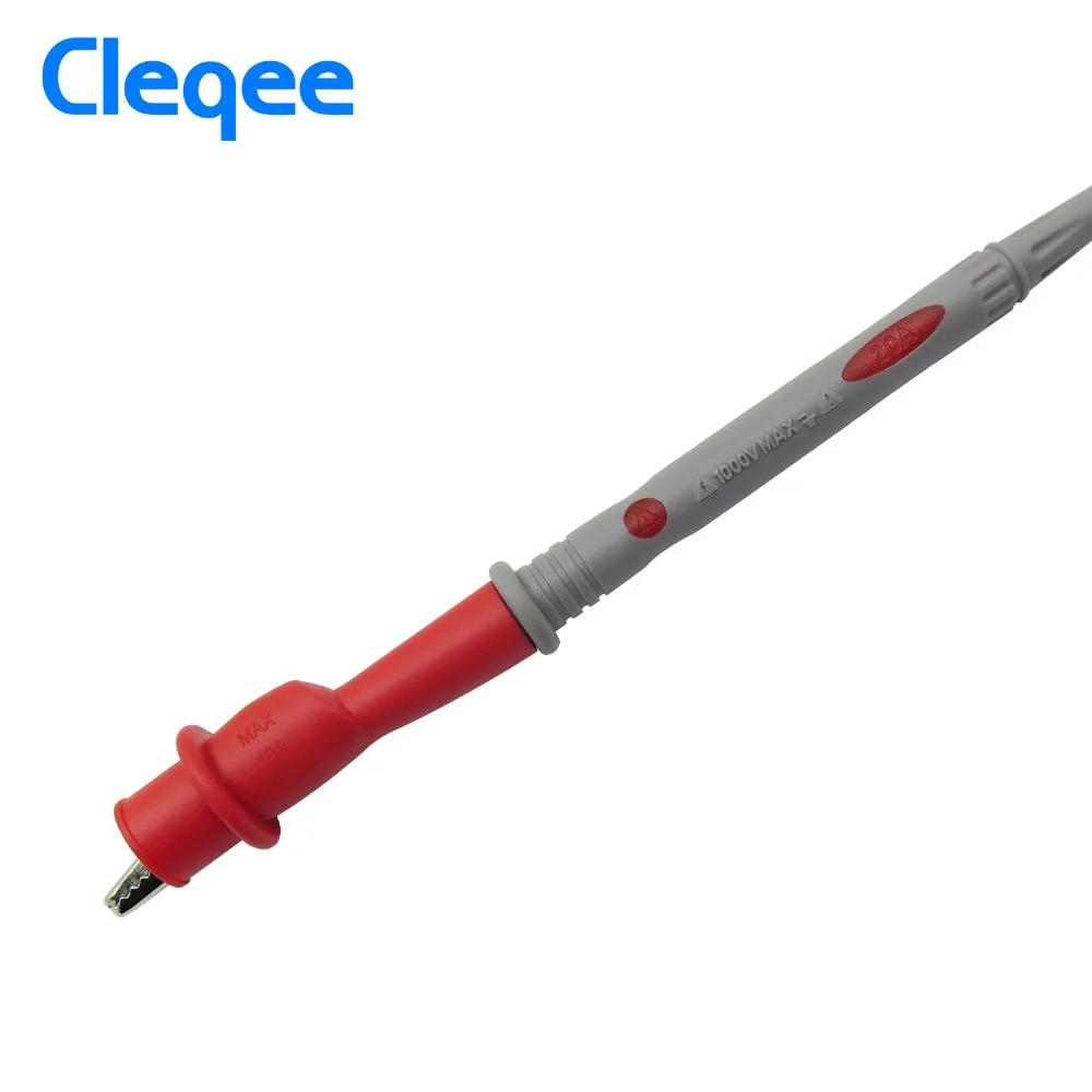 Универсальный зонд Cleqee P1502B, мультиметр, Тестовые провода, мульти тест er, Наконечник иглы, свинцовый, подходит с зажимами типа «крокодил», кабель ручки