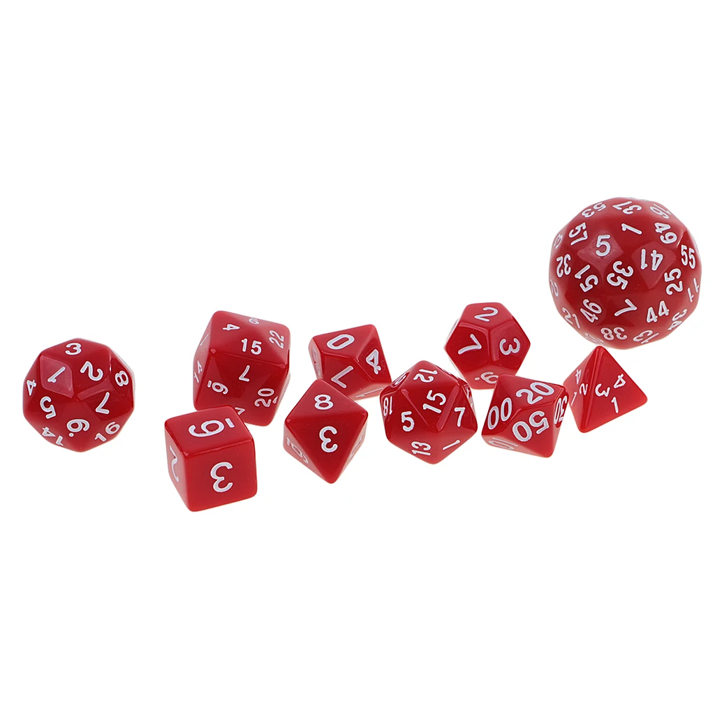 20 Pieces Polyhedral Dices Multi-sided Dice Set for RPG MTG Playing Game Toy