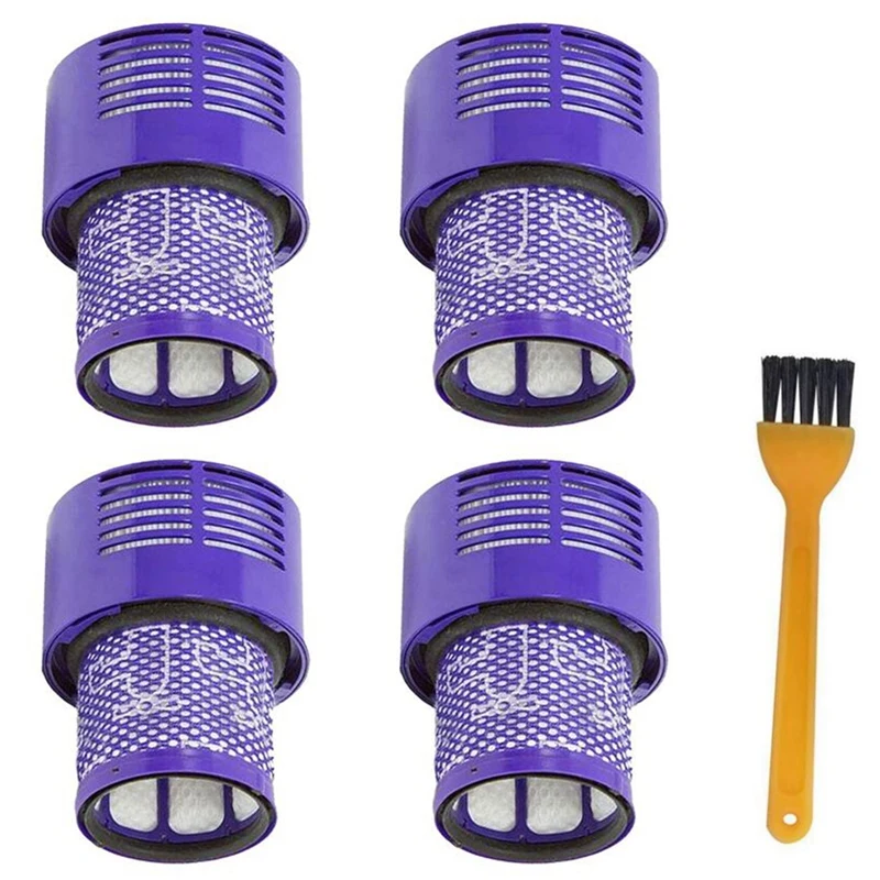 4 упаковки моющийся фильтр для Dyson V10 Sv12 Циклон животного абсолютный полный чистый