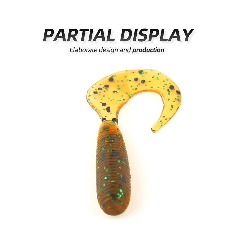 ARDEA 30pcs soft lure plastic worm lure 45mm 1g grub Silicone bait Wobblers lure Fishing Artificial Baits