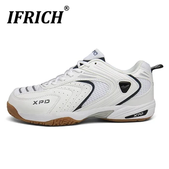 

New Arrival Womens Badminton Gym Shoes Non-Slip Table Tennis Shoes Men Brand Badminton Sport Shoes Boy Leather Woman Sneakers