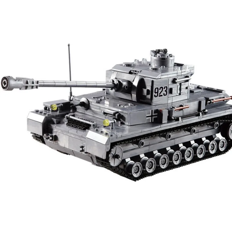  Kazi M1A2 Tank Vehicle Compatible with Legoings Tank Building Blocks Children's Military Assembly T