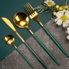 24Pcs/6Set Cutlery Set Tableware Sets Of Dishes Knifes Spoons Forks Set Stainless Steel Cutlery Dinnerware Spoon Set 3