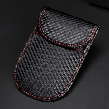 

Car Shield Key Case Car Interior Supplies Car Key Case Carbon Leather PU Leather