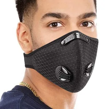 

Fast Delivery Face Mask Mascarilla Scarf 2020Top Half Face Reusable Activated Carbon Dustproof Respirator Máscara Facial