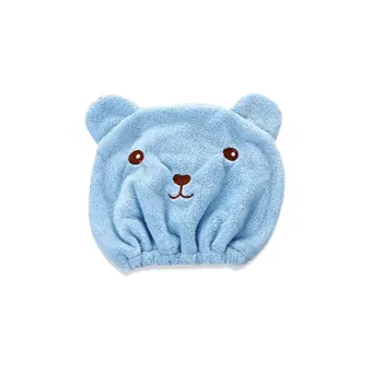 

Lovely Animal Cartoon Bath Absorbing Magic Quick Dry Bath Hair Drying Towel Head Wrap Hat Makeup Cosmetics Cap Bathing Tool