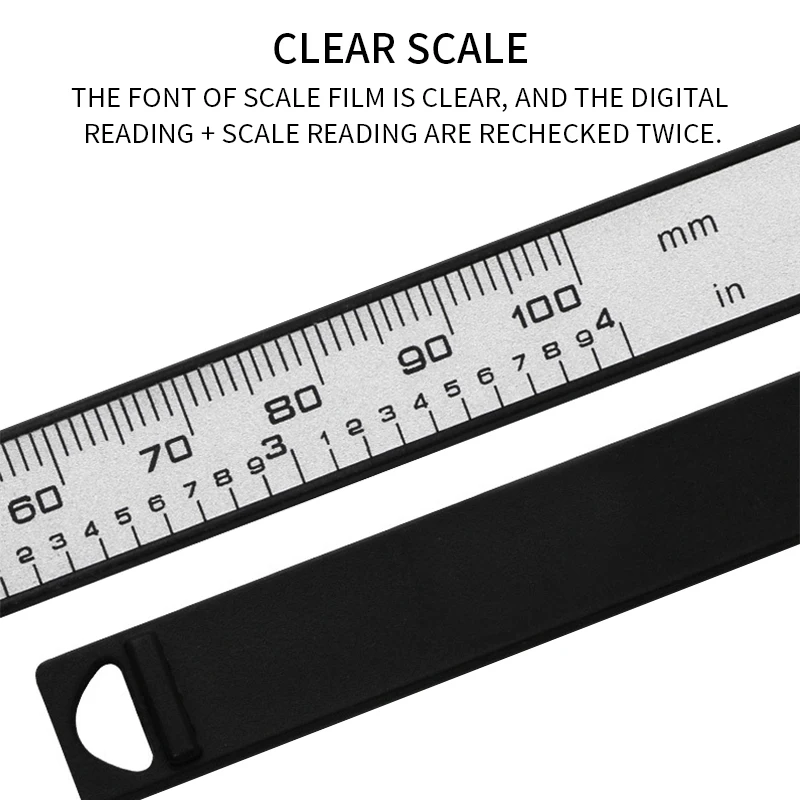 Digital Electronic Vernier Caliper 150mm Tattoo Eyebrow Ruler Measuring Tool 6 Inch LCD Microblading Micrometer Measurement Tool tattoo measuring tool