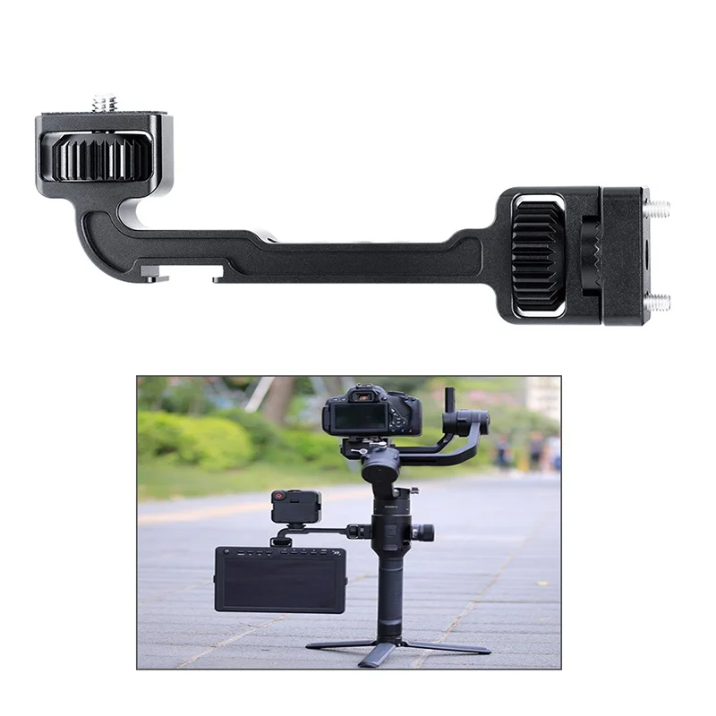 

Professional Stabilizer Expansion Metal Bracket For Video Monitor LED Video Light Microphone Expansion Bracket Tools Black 2019