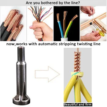 

Automatic Stripping Artifact Electrician Stripping Twisting Line Artifact Univeral Connector GQ