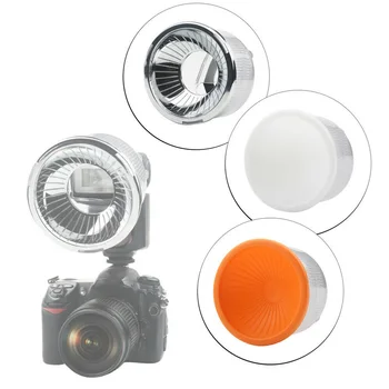 

Light Sphere Accessories Photography Easy Install Professional On Camera Speedlight Studio With Domes Universal Flash Diffuser