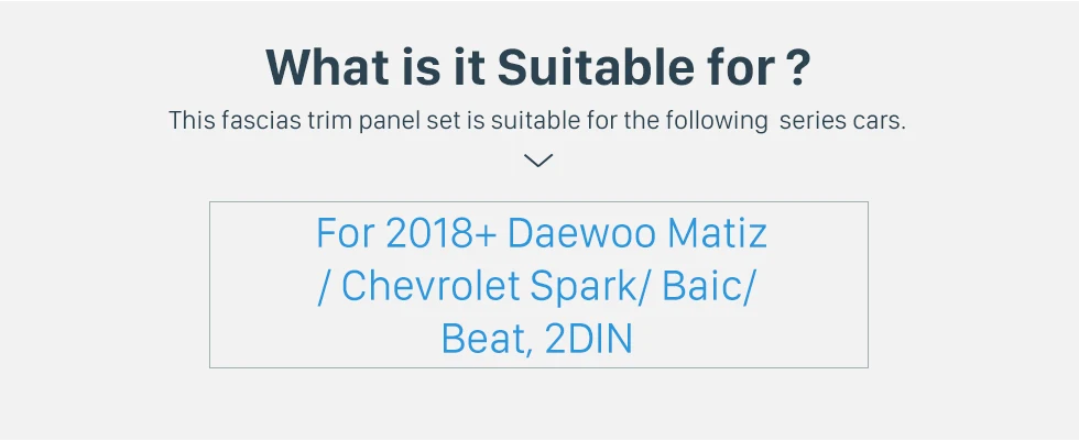 Harfey двойной Din 9 Дюймов серебряная рамка для Daewoo Matiz/Chevrolet Spark/Baic/Beat фасции рамка Dash монтажный комплект отделка панели
