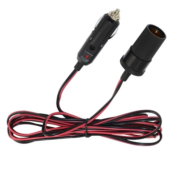 

1pc Extension Cable Replacement Car Cigar 12V Charger Interior Accessory