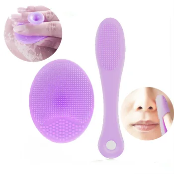 

Cleansing Beauty Useful Product Beautiful Baby Shampoo Bath Brush Silica Gel Cleaning Makeup Brush Facial Brush
