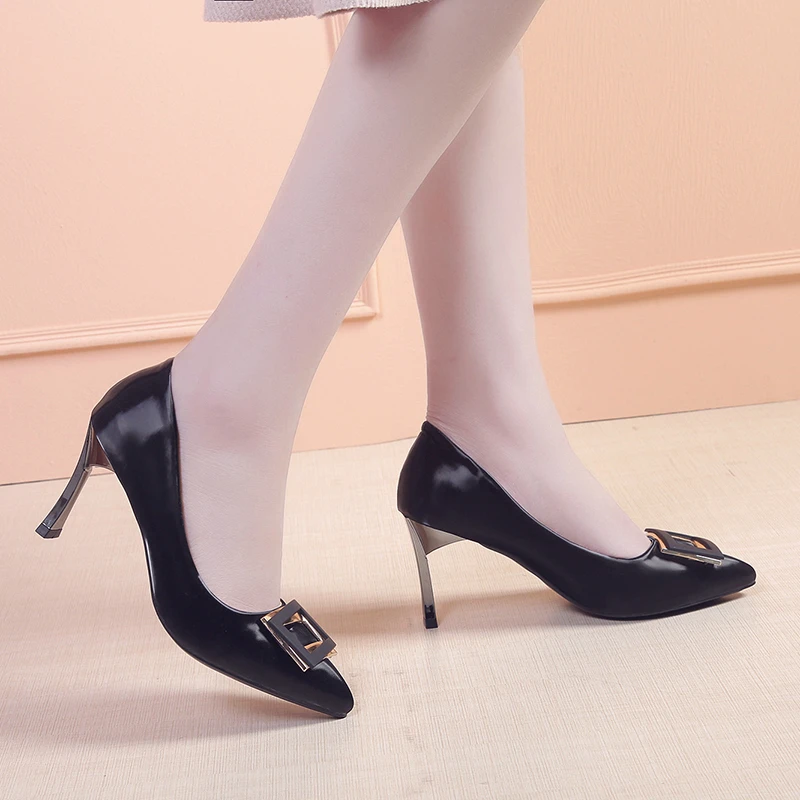 Senator at straffe Gæsterne Plus Size 35 43 New Ladies High Heels Sell Well Spring Soft Faux Fashion  Mature High Quality Wild Women's Classic Shoes W27 11|Women's Pumps| -  AliExpress