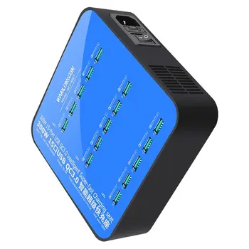 

15 Ports Fast Charger 3.0 Led Display USB Charger For Android iPhone Adapter Phone Tablet quick charge For xiaomi huawei samsung