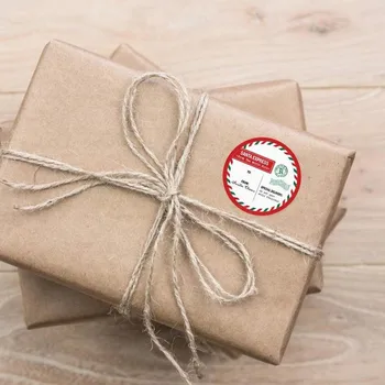 

500pcs/roll Merry Christmas Sticker Handmade Package Stamp Stickers DIY Envelope Gift Santa Label Sealing Navidad Party Decor