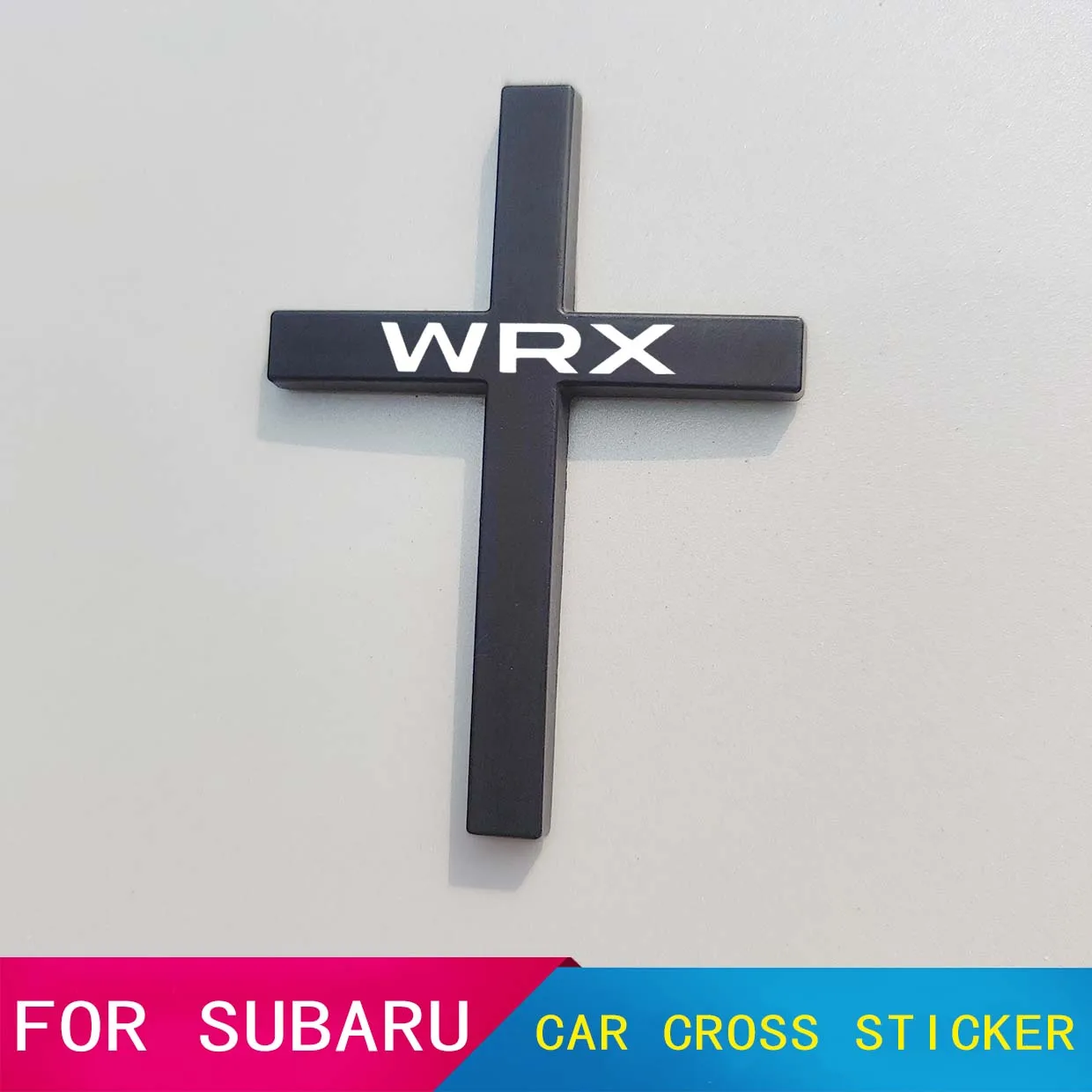 Car Jesus cross sticker Metal God Christian Cross Side Emblem Sticker FOR Subaru XV BRZ EXIGA JUSTY sambar Stella Trezia tribeca |