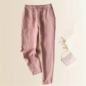 

Vintage Wide Leg Pants Women Clothes High Waist Pants Office Ladies Pantalon Femme Loose Large Size Trousers Women Pants Q2436