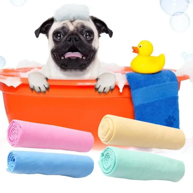 Полотенце для собак мягкое сушильное банное полотенце для домашних животных для собак кошек щенков супер абсорбирующие халаты инструменты для чистки домашних животных 33
