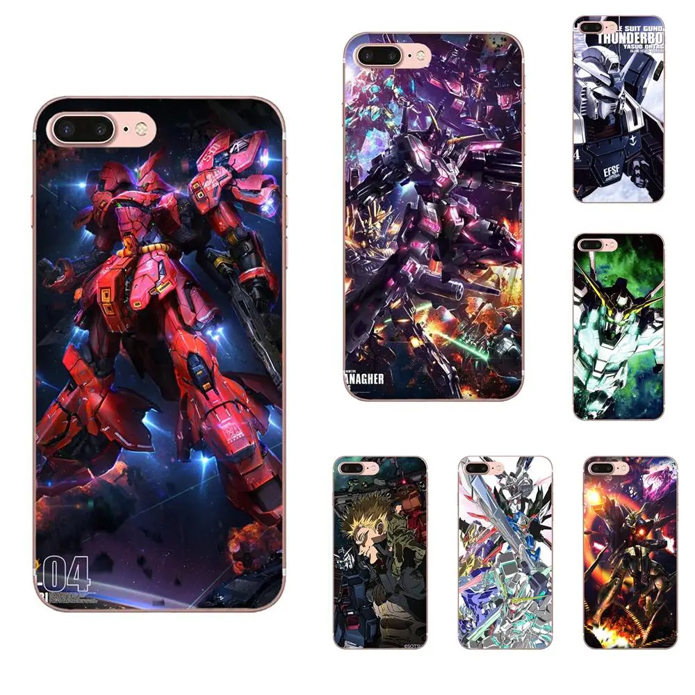 Мягкий чехол для телефона Sony Xperia Z Z1 Z2 Z3 Z4 Z5 compact Mini M2 M4 M5 T3 E3 E5 XA XA1 XZ Premium Mobile Suit Gundam