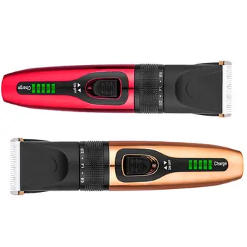 

2 Set Rechargeable Hair Clipper Electric Cordless Mini Hair Trimmer Hair Cutting Machine Beard Trimer Gold & Red