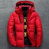 Winter Warm Men Jacket Coat Casual Autumn Stand Collar Puffer Thick Hat White Duck Parka Male Men's Winter Down Jacket With Hood ► Photo 1/6