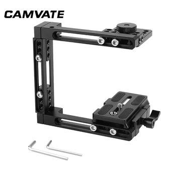 

CAMVATE Self-configuration Half Cage Kit With QR Manfrotto Plate For D7000 / D7100 etc C2275