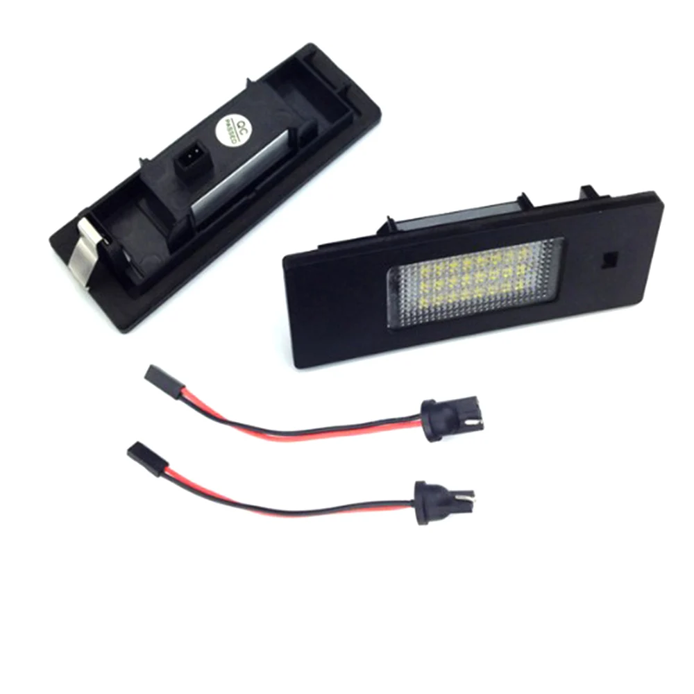 2 шт. светодиодные номерные знаки светильник для BMW E63 24SMD светодиодный номерной