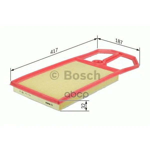 Фильтр Воздушный Vw Bora/Golf/Polo 1.4/1.6& 16v 96- / New Beetle 1.4 01- Bosch арт. 1457433716