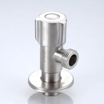 

Water Stop Switch Toilet Triangle Cold Hot Filling Stainless Steel Kitchen Tap Control Bathroom
