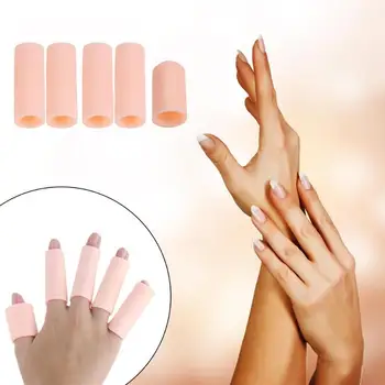 

5pcs/setElasticity Hand Gel Finger Caps Protection Durable Practical Maintain Greater Cracked Moisturizing Cover Cots Skin Care
