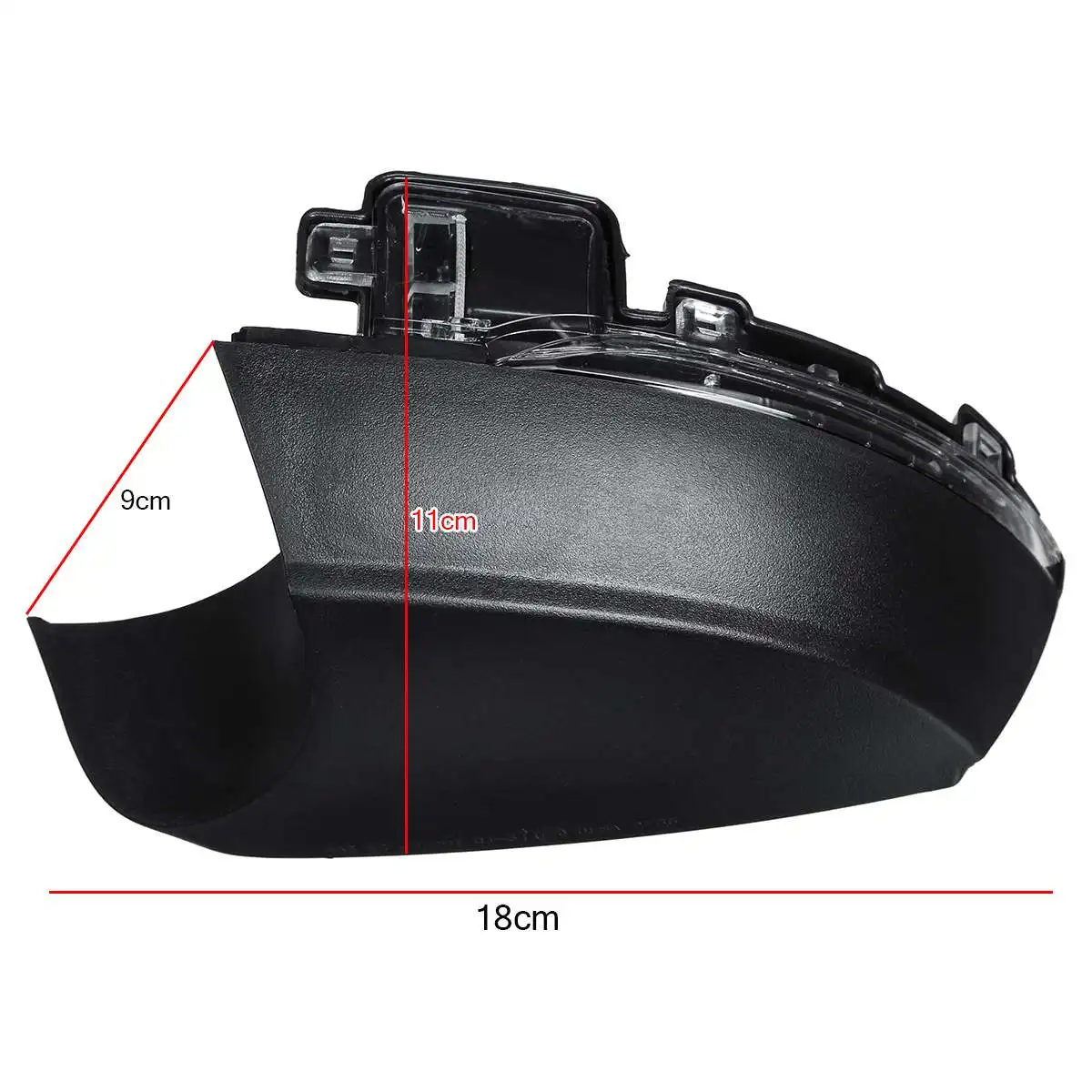 2X Car Mirror Turn Signal LED Side Rearview Mirror Indicator Blinker Repeater Light 6R0949101 6R0949102 for VW Polo 6R 6C