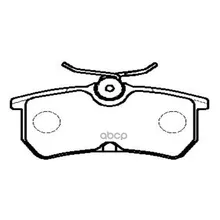 Ckf-47_колодки Дисковые Задние! Ford Focus 1.4i-2.0i/1.8td 98 Ctr Ckf47 Ctr арт. CKF47