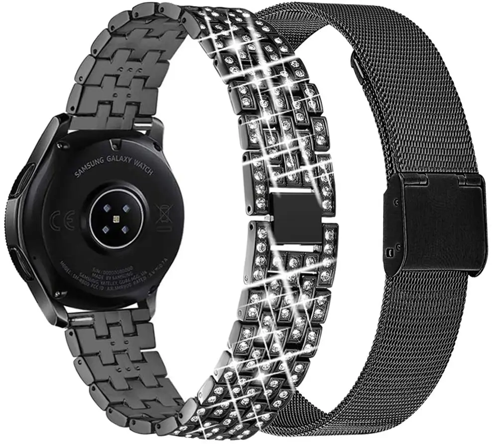 Ремешок Алмазный для наручных часов Huawei Honor Watch Magic 2 42 мм браслет Миланская петля