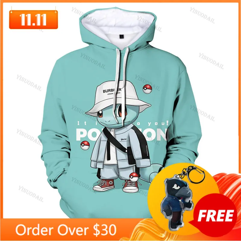 

Men and Women Cartoon Jacket Tops Teen Clothes Cartoon Anime 3 To 14 Years Kids Hoodies Shooting Anime 3D Printed Sweatshirt