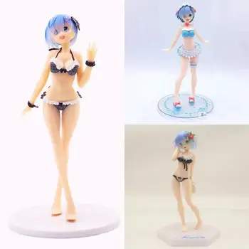 

Anime Re Life In A Different World From Zero Remu Swimsuit Ver PVC Action Figure Collectible Model doll toy 20~23cm