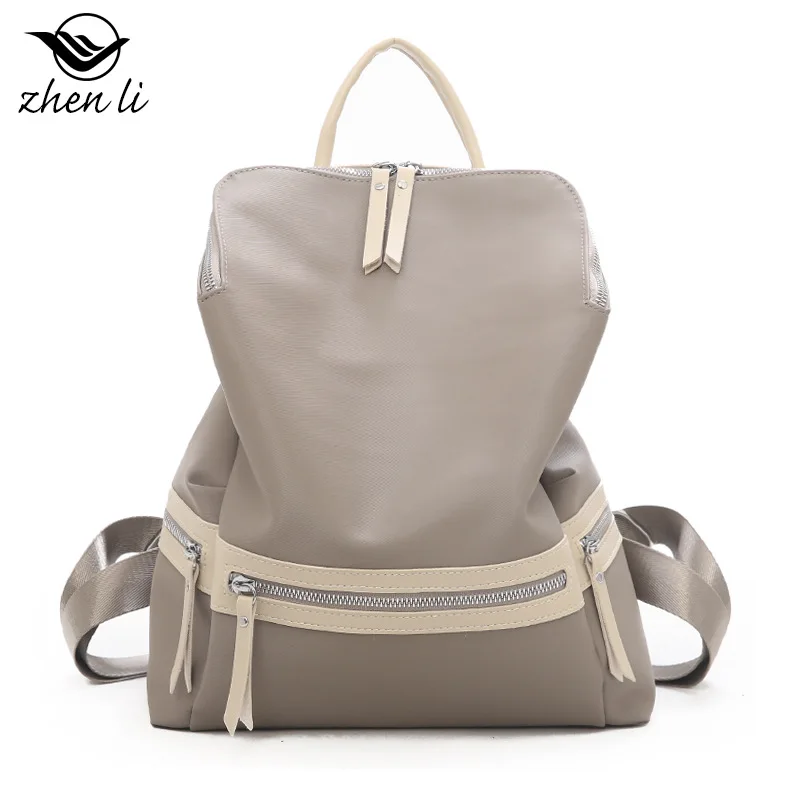 Женская сумка Zhenli, модный и индивидуальный тренд, оксфордская ткань, стиль, с перекрестной каймой, корейский стиль, рюкзак, женский рюкзак Whol