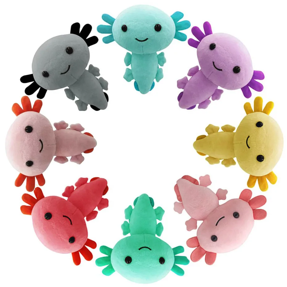 Плюшевая игрушка Kawaii Axolotl 20 см мультяшное милое животное мягкая плюшевая кукла