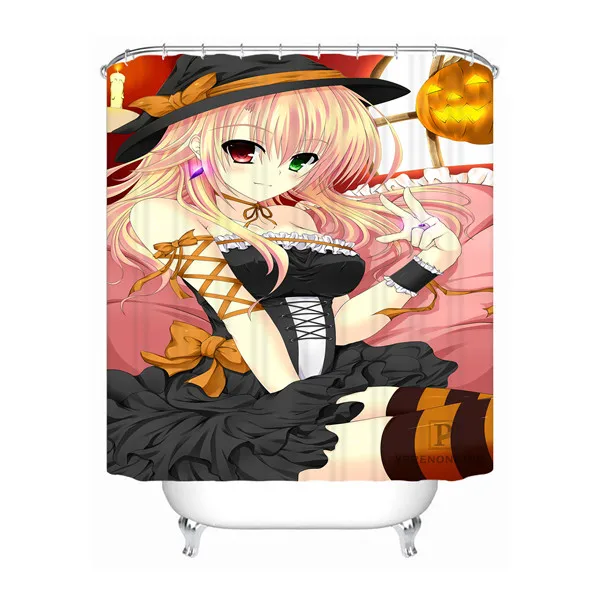 Shower Curtain Пользовательские собаки рыцарь, вампир Водонепроницаемый Ванная комната приемлемая занавеска из полиэстеровой ткани занавеска для ванной#180318-10 - Цвет: Shower Curtain