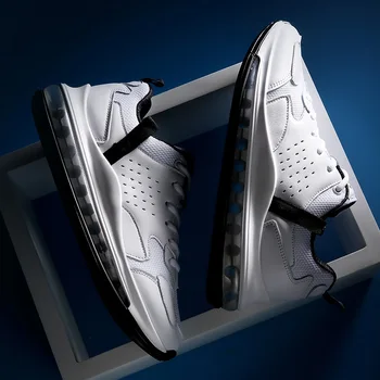 

Men's Korean Version of Breathable Casual Shoes with Solid Color Men's Wear Sports Shoes 2019 New Air cushion casual shoes