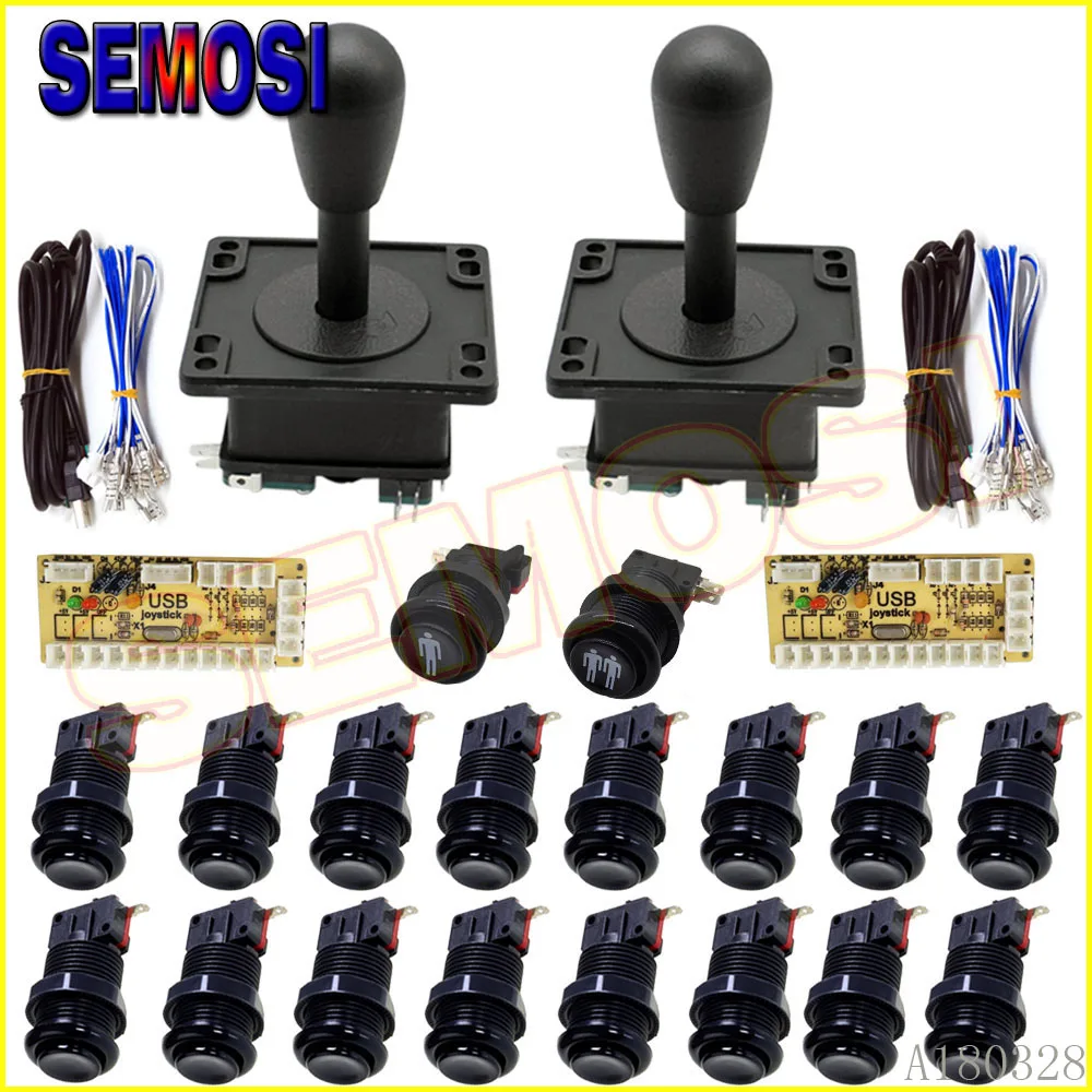

BianLian Arcade Joystick DIY Kit Arcade Buttons Machine Controller Kit Include Zero Delay USB Encoder for Raspberry Pi